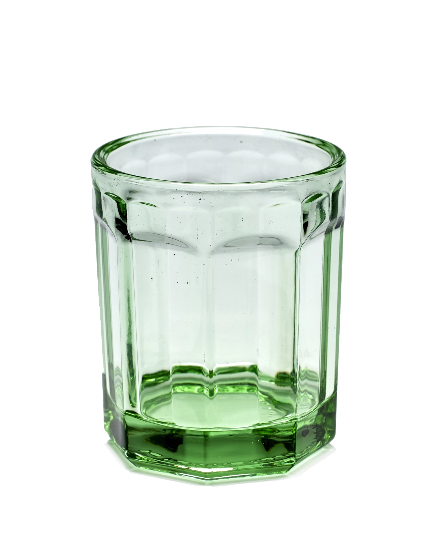 P. Navone Fish&Fish Glas D7.5 H9 cm 22cl Transparent Green