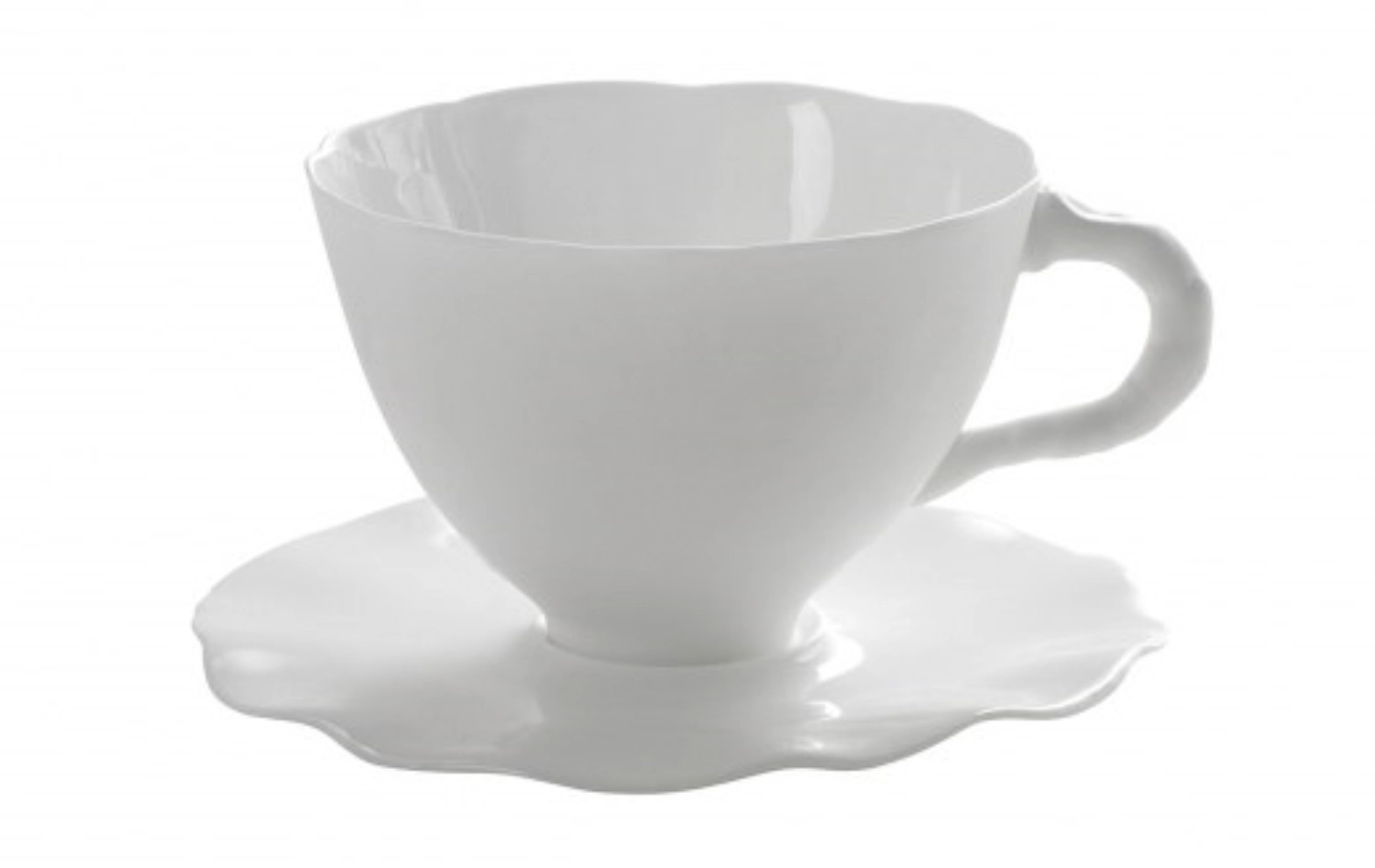 R. Van De Velde Perf. imperf. tasse & soucoupe D13.5X7.5cm