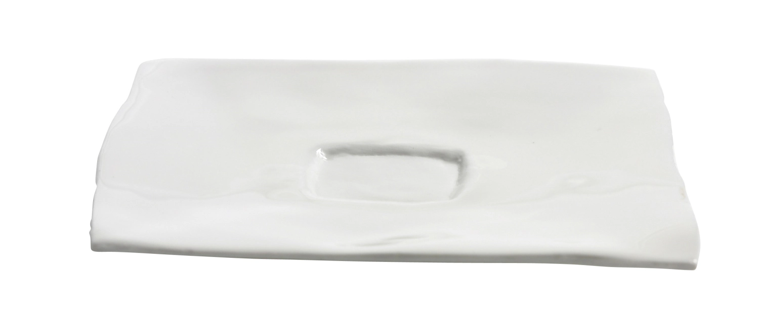 R. Van De Velde Perf. imperf. soucoupe Usu/Unusu 12.5X11cm