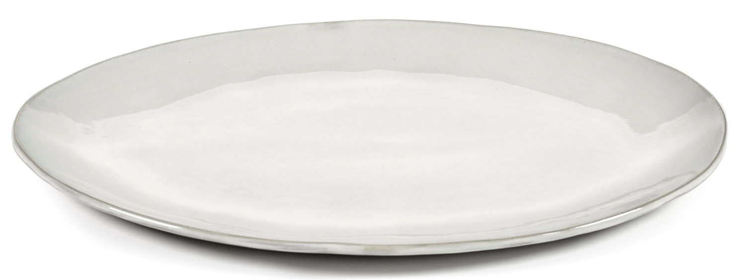 La Mère Assiette ovale 37.5x27.5x2 cm Off White