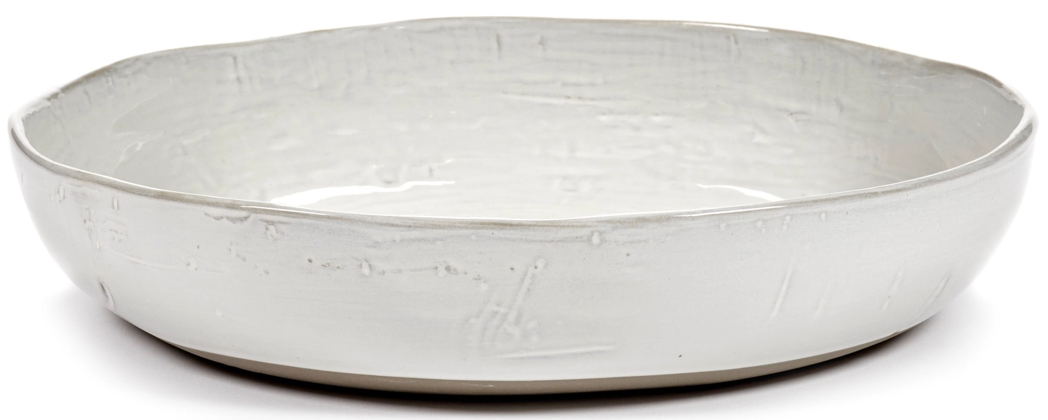 La Mère plat de service M D31.5 H6 cm Off White