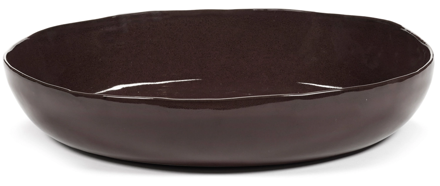 La Mère Plat de service L D37 H7 cm Ebony