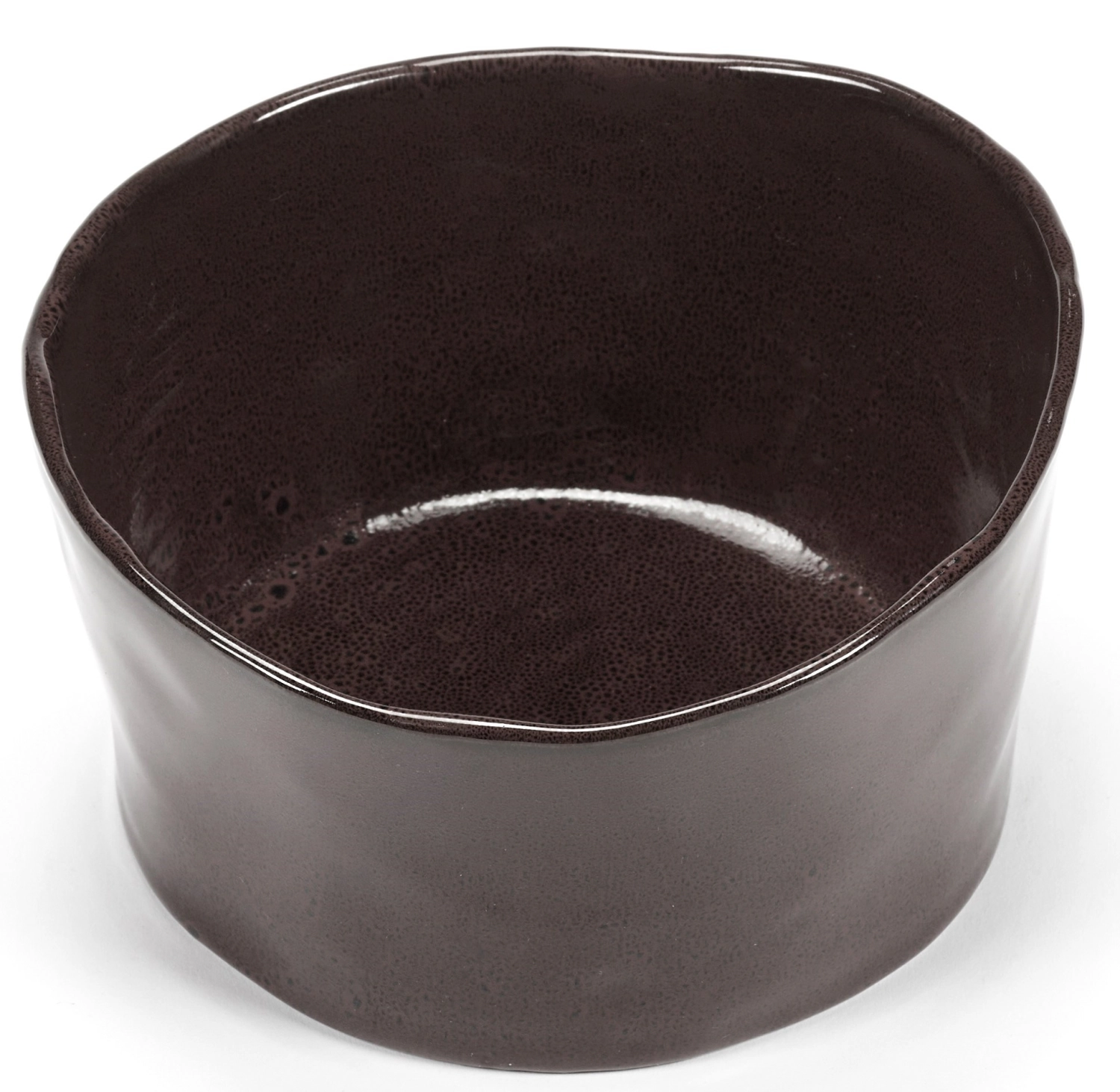 La Mère Plat haut droit D18 H9.5 cm Ebony