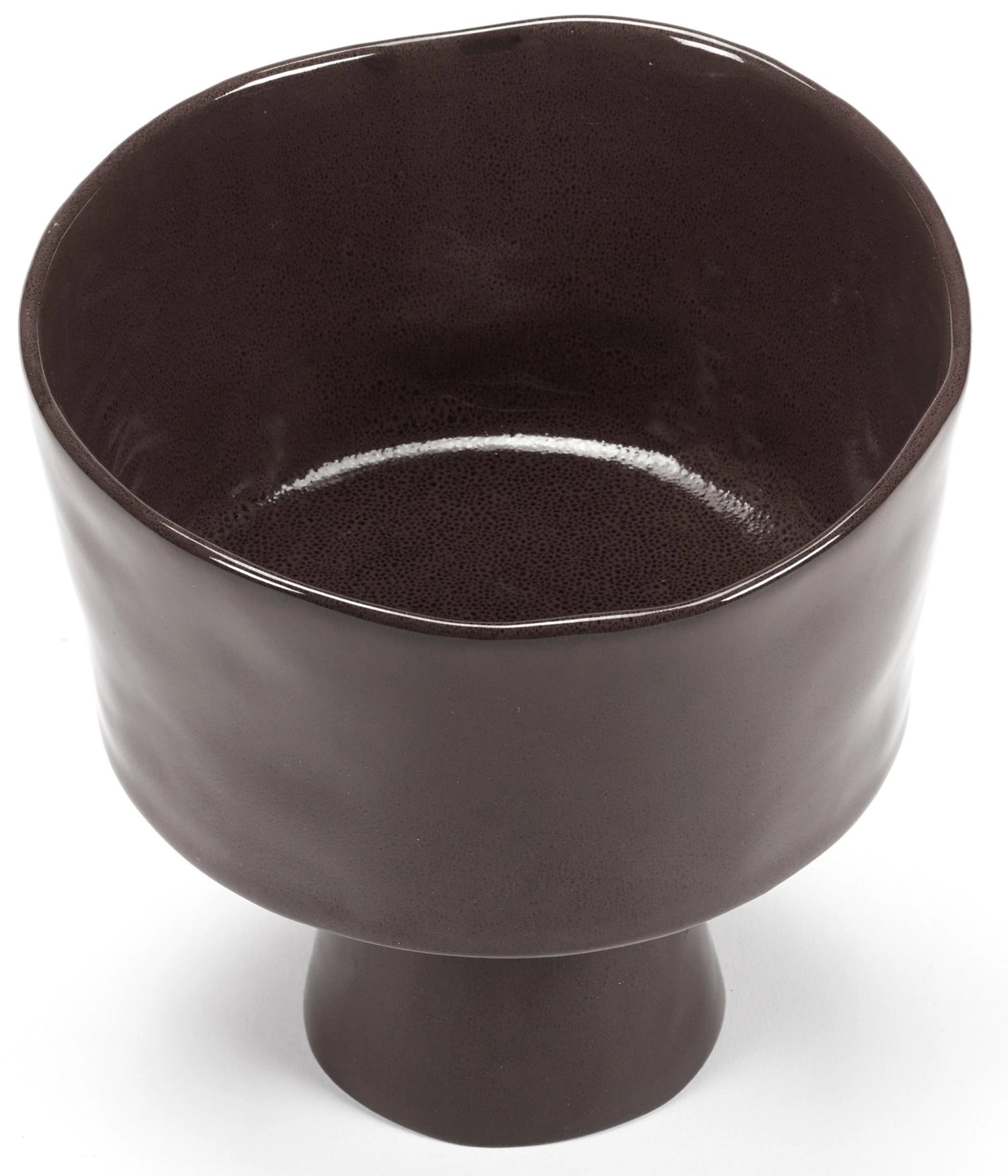 La Mère Plat haut sur pied D18 H16.5 cm Ebony