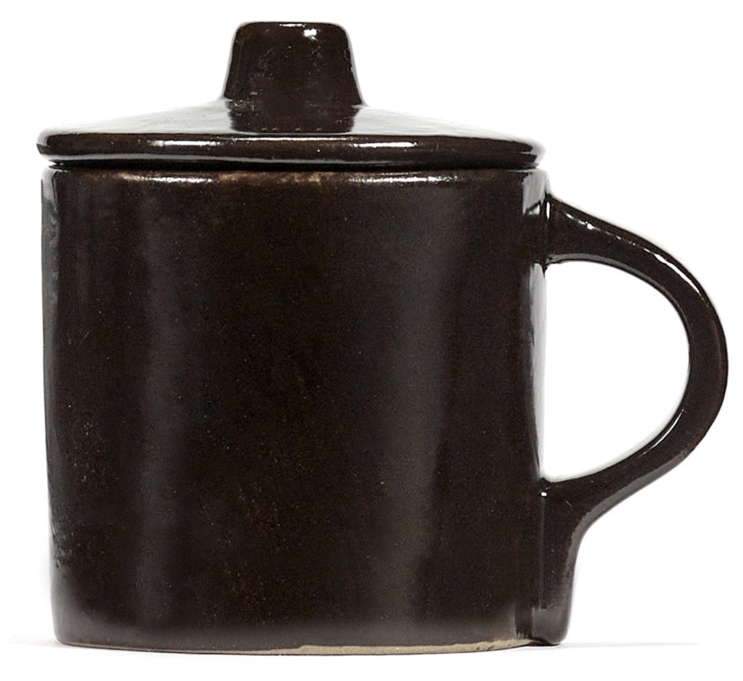 La Mère tasse à espresso a. couvercle 8x6x7.5 cm Ebony