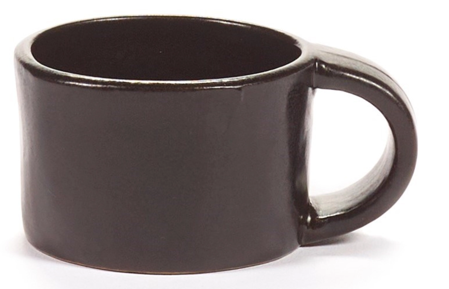 La Mère Tasse à café à couvercle 7.5x5.5x4 cm Ebony