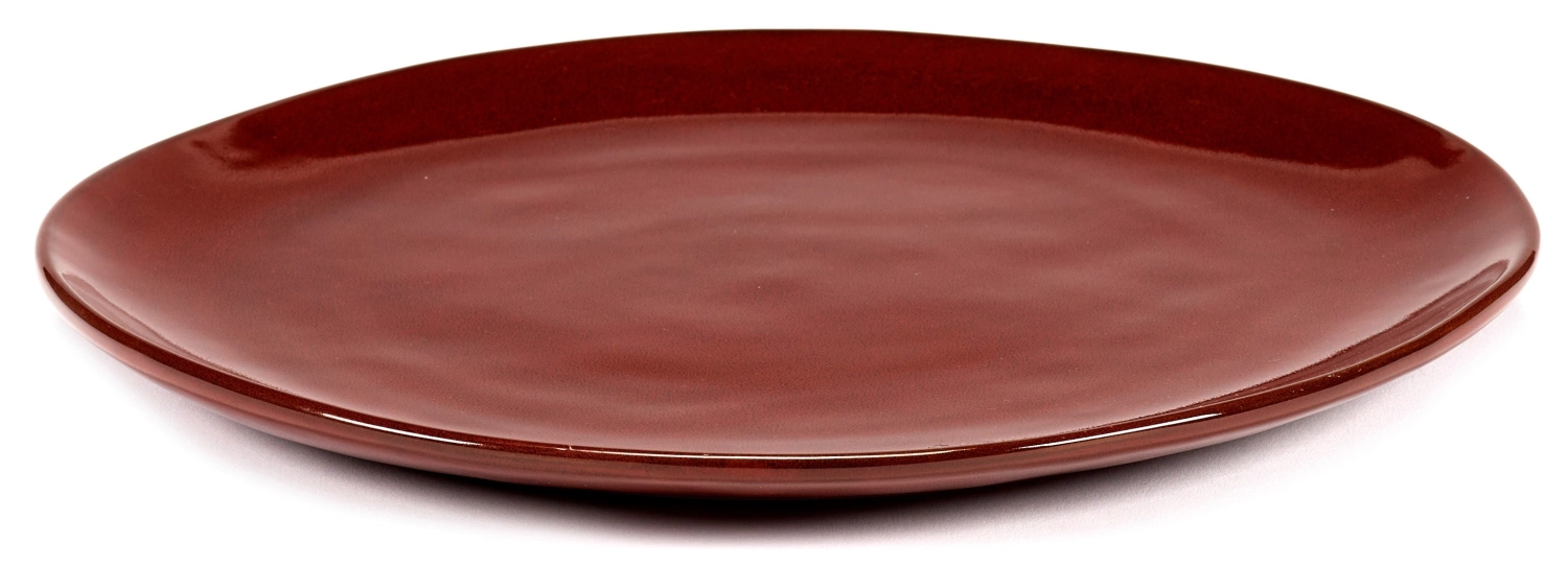 La Mère plat de service D30.5 H2.5 cm Venetian Red