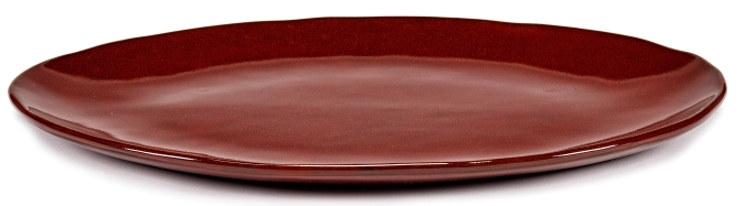 La Mère Assiette ovale 37.5x27.5x2 cm Venetian Red