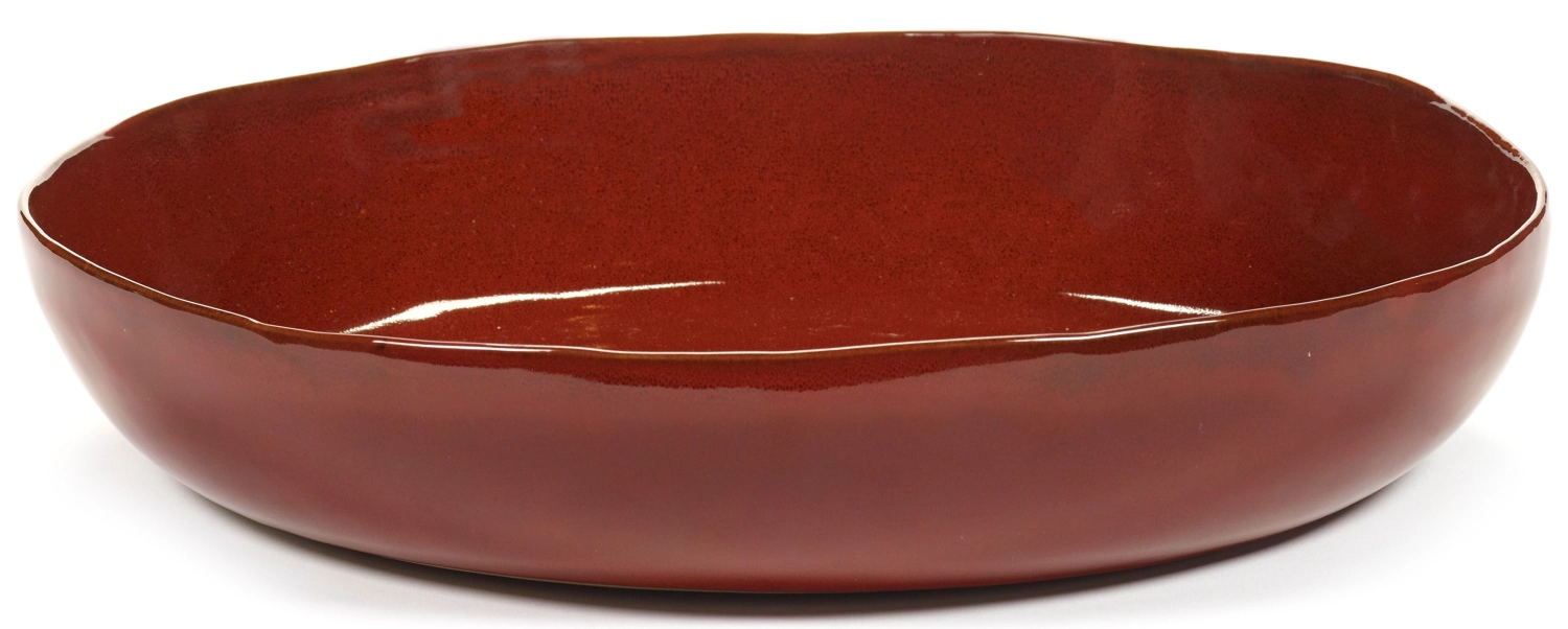 La Mère plat de service L D37 H7 cm Venetian Red