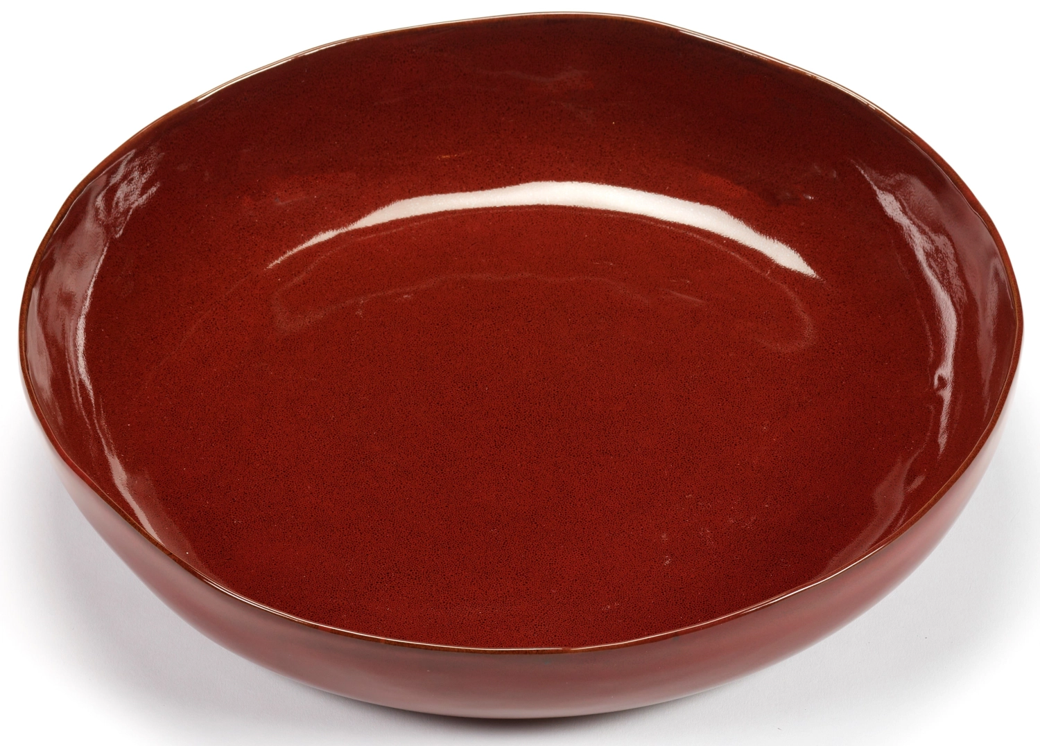La Mère plat de service L D37 H7 cm Venetian Red
