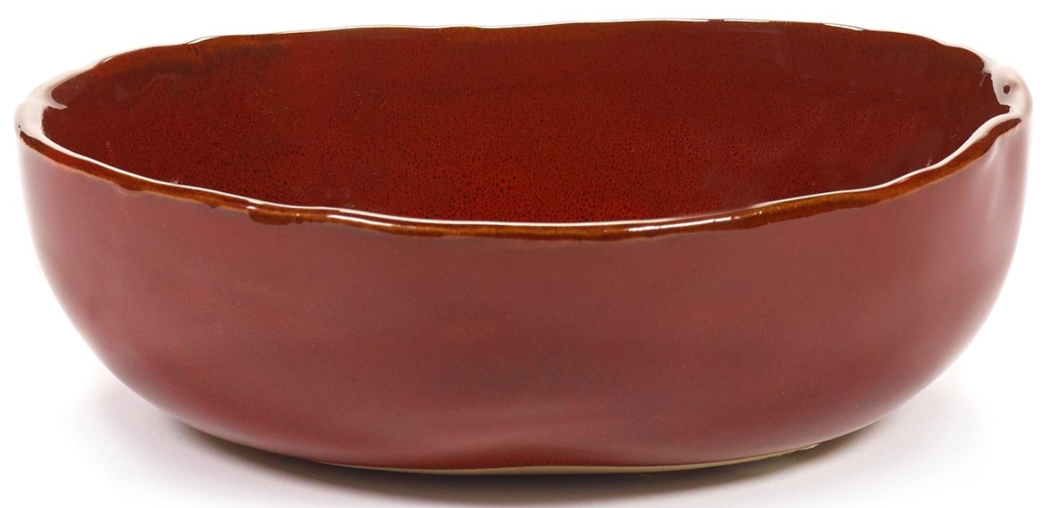 La Mère Plat M D16.5 H4.5 cm Venetian Red