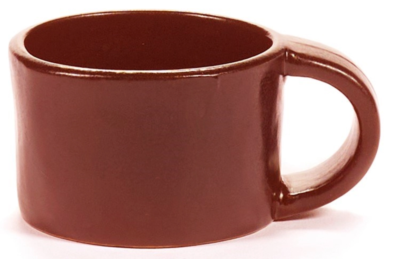 La Mère tasse à café à couvercle 7.5x5.5x4 cm Venetian Red