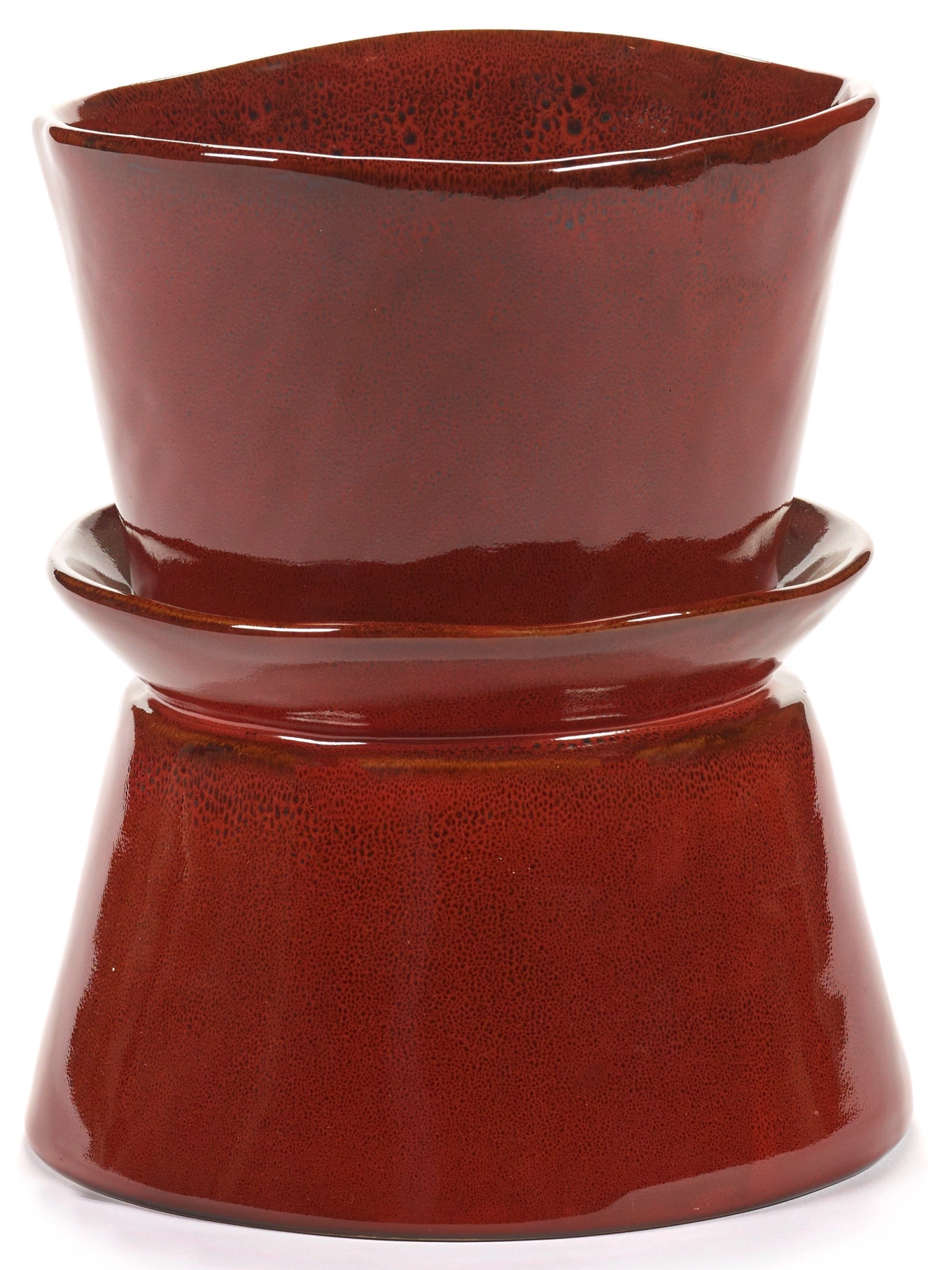 La Mère Vase/Servière D19 H22 cm Venetian Red