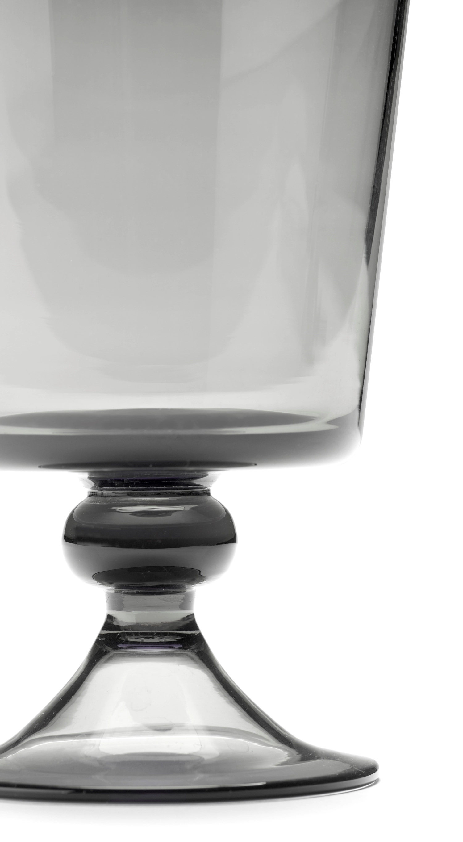 La Mère Verre à vin rouge 8.3x6.6x13 cm Smoky Grey