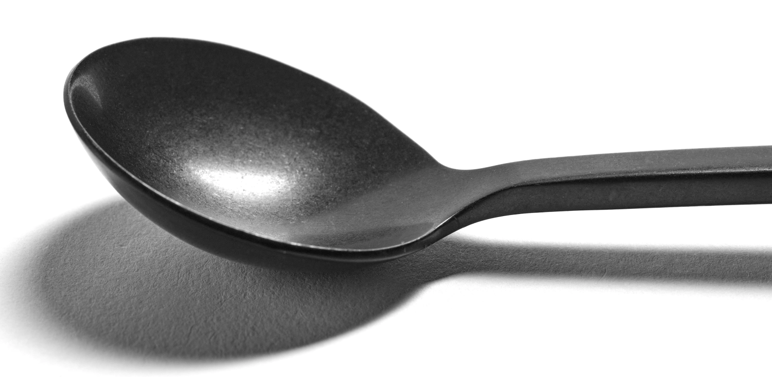 La Mère cuillère à soupe 22x4.4 cm Black Stonewashed