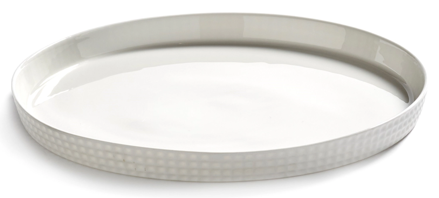 Nido Assiette à bord haut M D16 H1.6 cm White