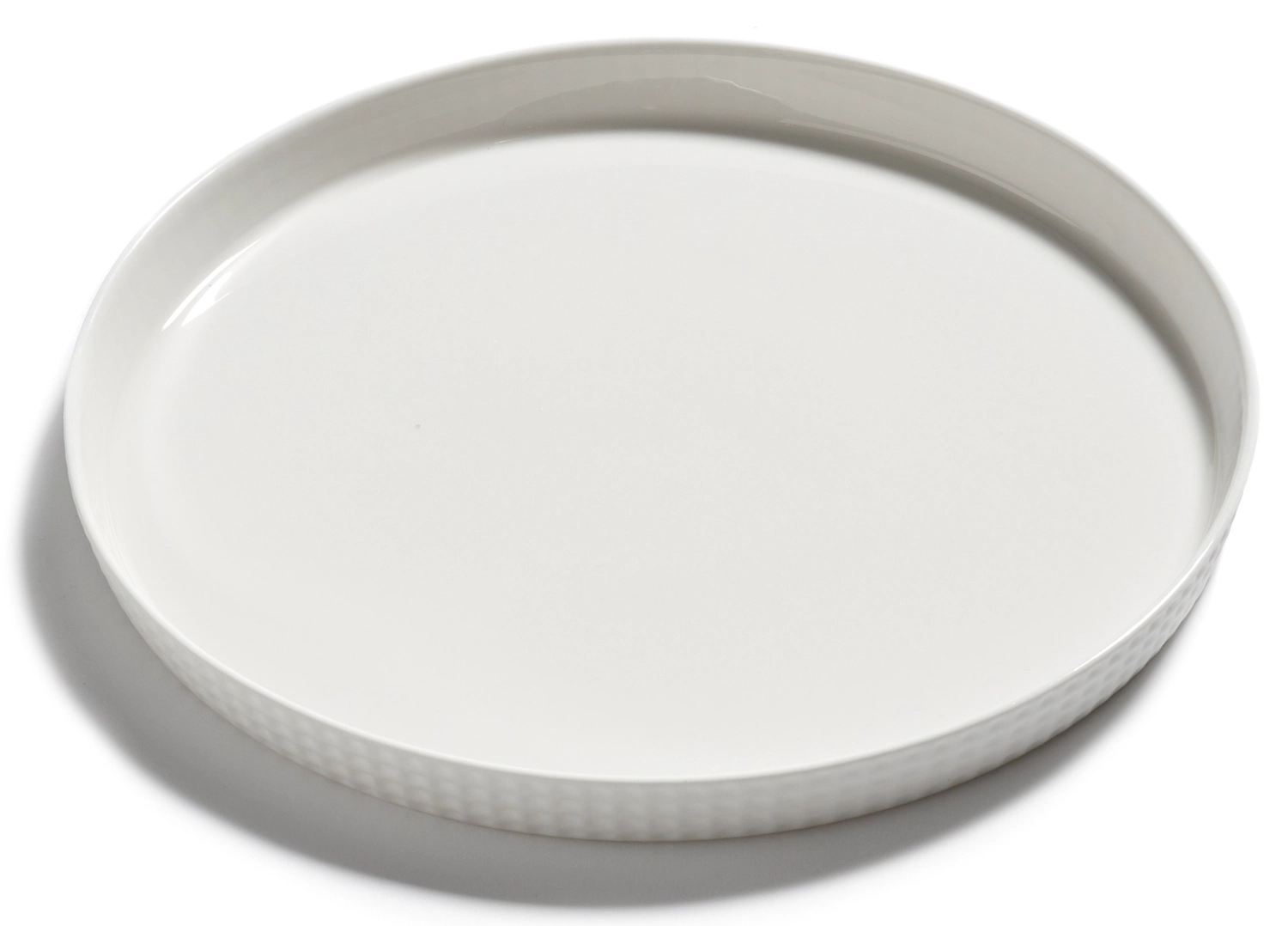 Nido Assiette à bord haut M D16 H1.6 cm White