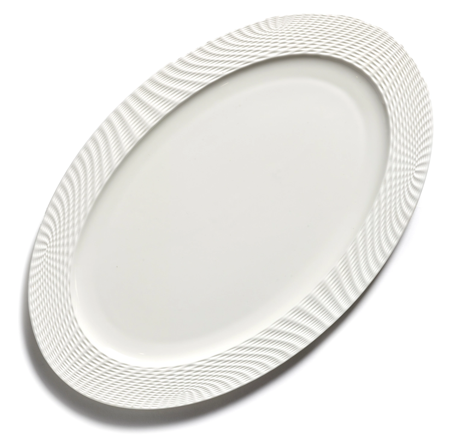 Nido Assiette ovale 34x22x2 cm White