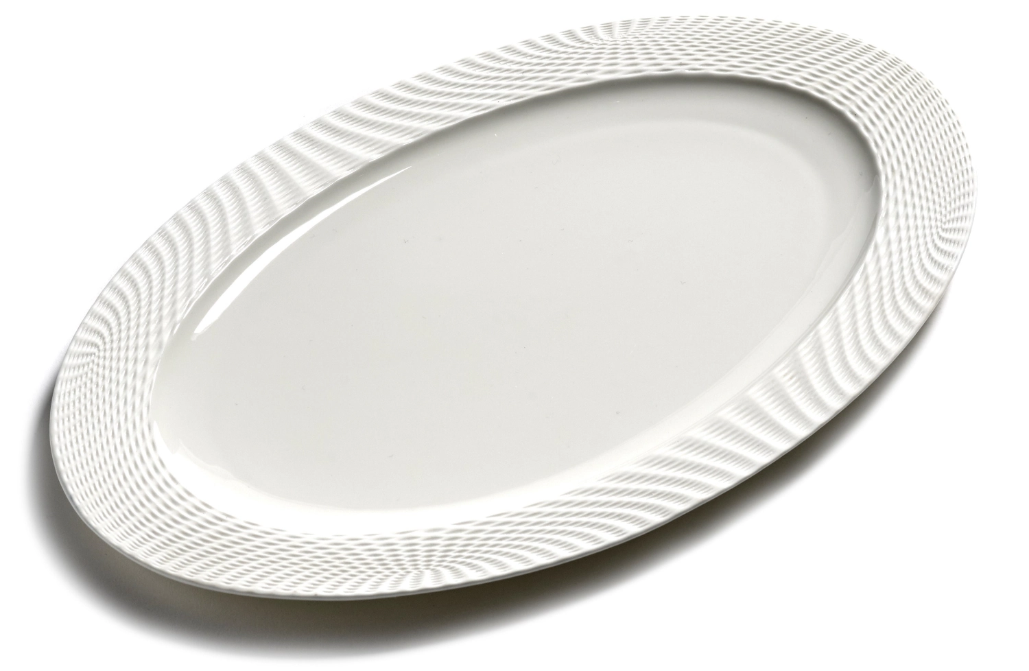 Nido Platte oval 34x22x2 cm White