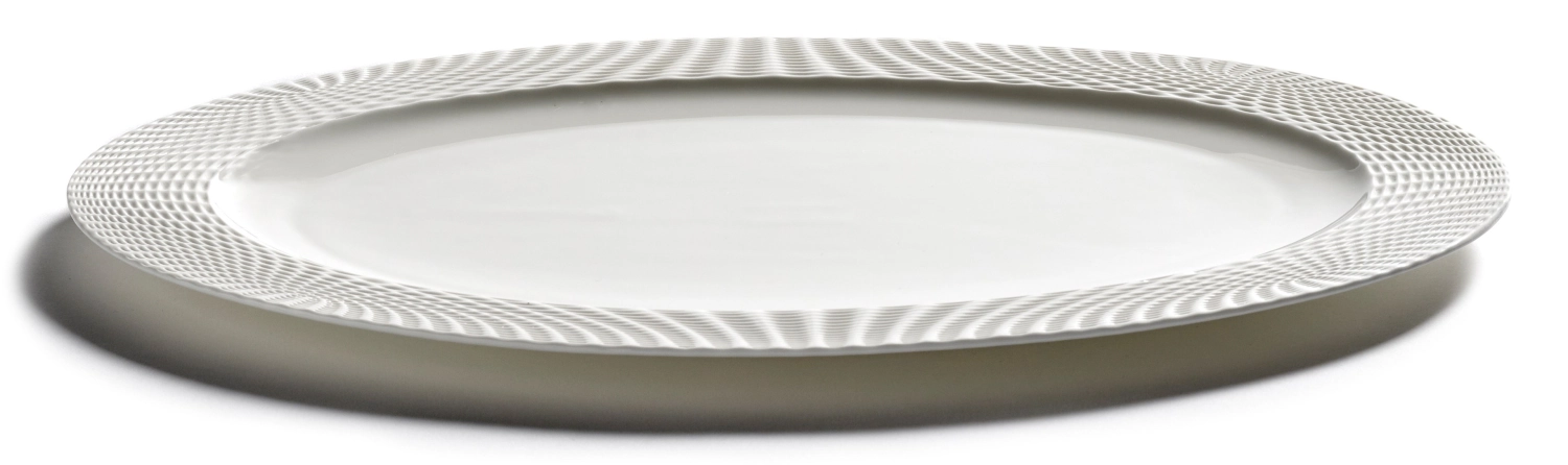 Nido Platte oval 34x22x2 cm White