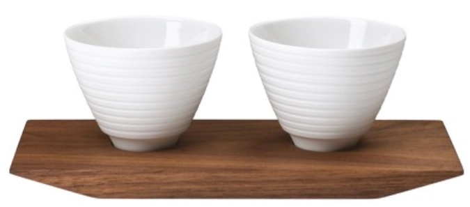 Pulse 2er-Set Amuse-Bouche Schälchen auf Tablett