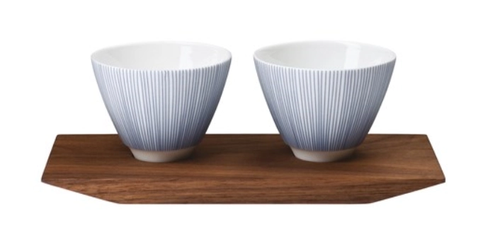 Soda Set de 2 coupelles amuse-bouche sur plateau