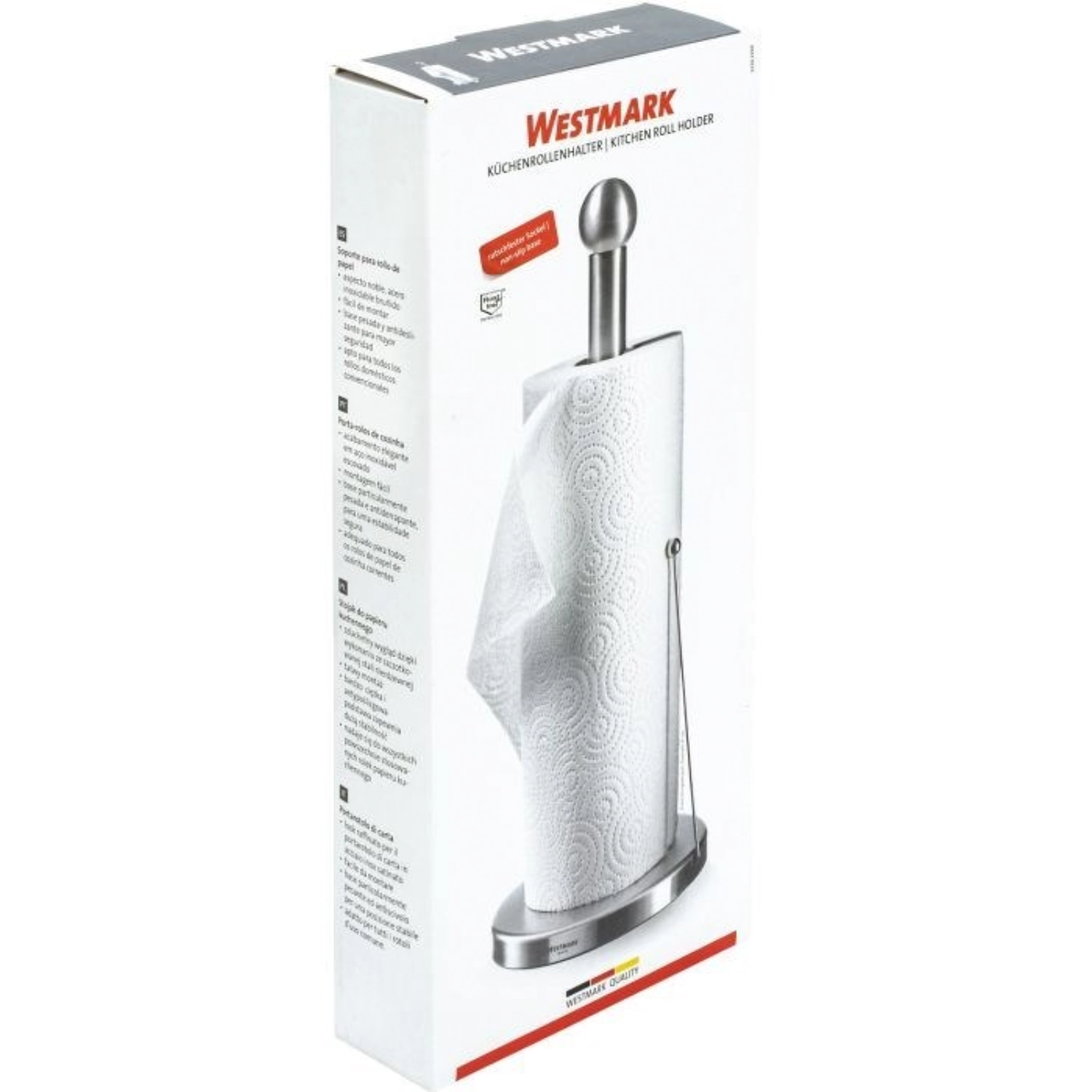 Porte-rouleau de cuisine acier inoxydable