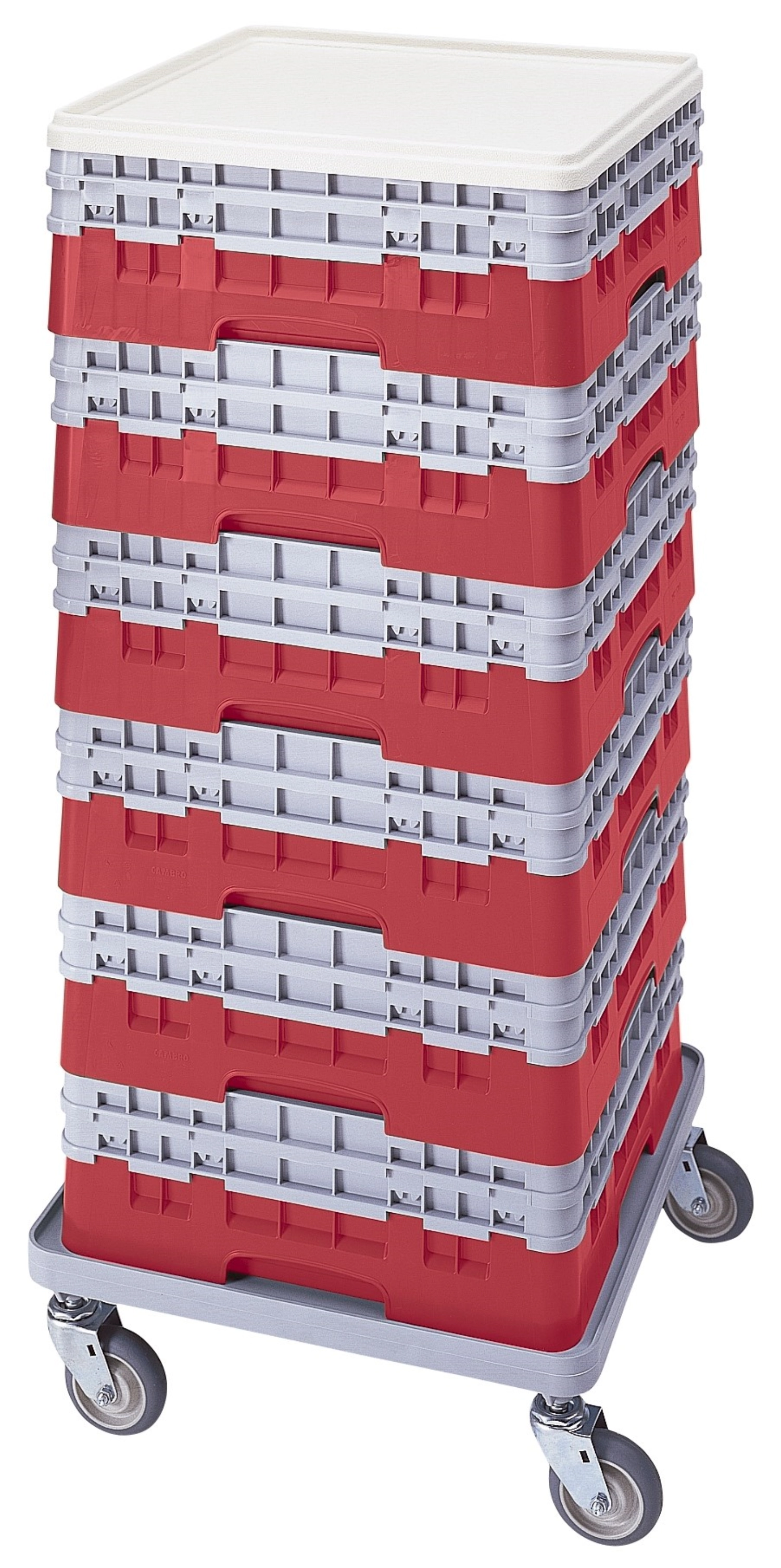 Panier de base Camrack a. 2 extenseurs Rouge