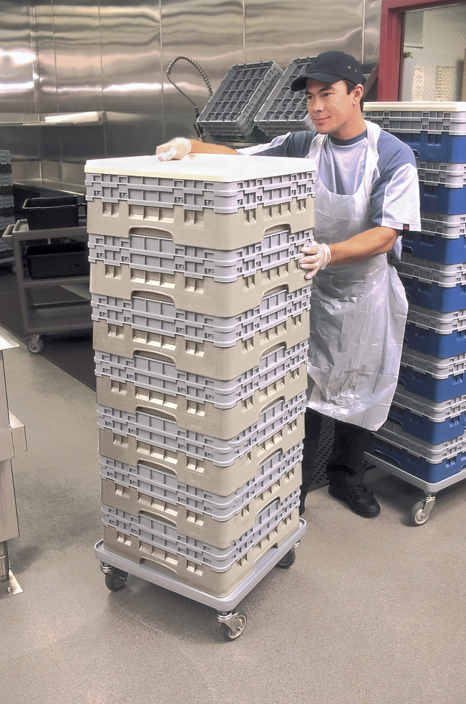 Panier de base Camrack a. 2 extenseurs Beige