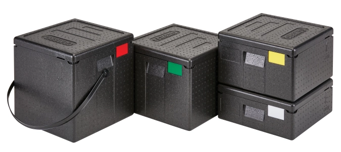 GoBox Toplader boîte de transport p. pizza EPPZ35175 noir