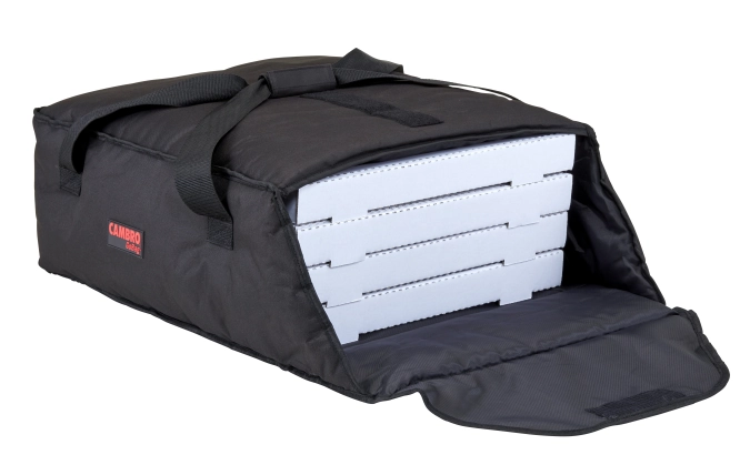 GoBag Standard Sac de livraison Pizza Noir 44.5x51x19cm