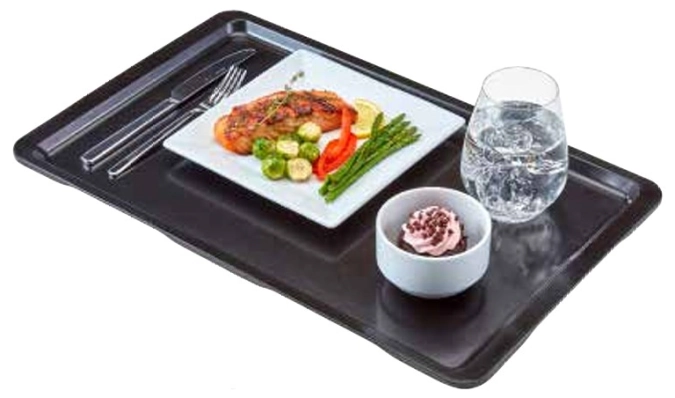 Tablett GP 1070 Schwarz mit verstärkten Kanten