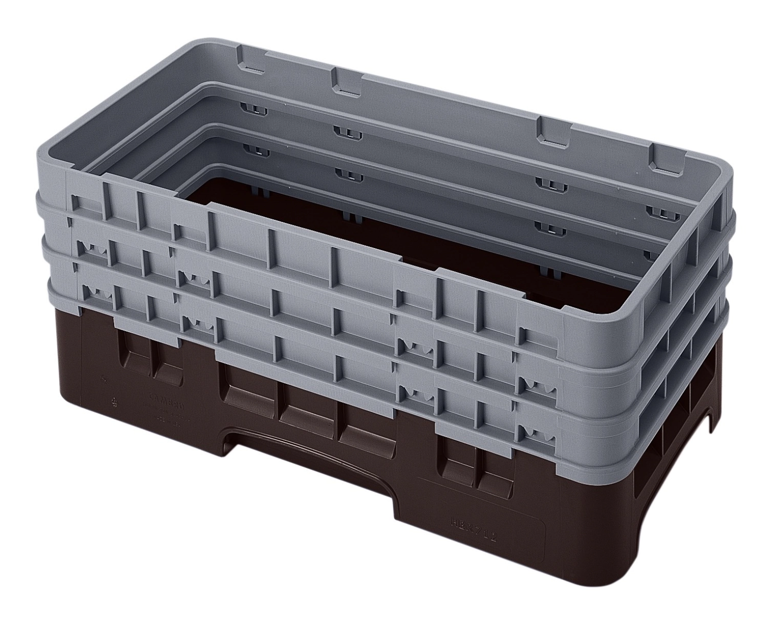 1/2 panier de base brun foncé