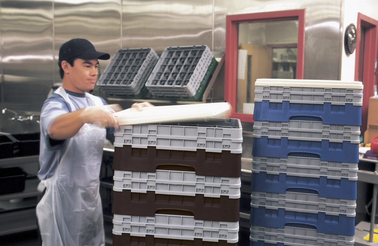 1/2 panier de base brun foncé