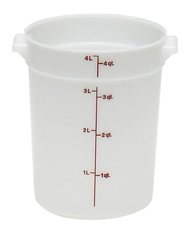 Behälter Rund 3,8 Liter Weiss