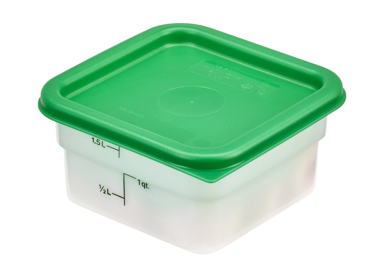 Couvercle Vert p. B carré