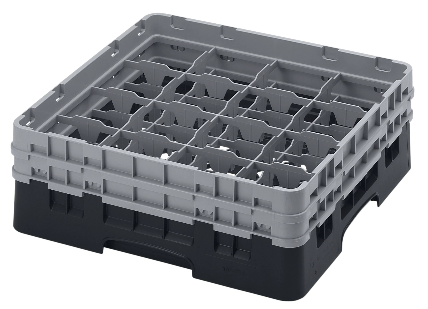 Camrack 16 compartiments 13.3cm noir