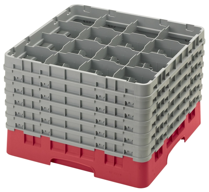Camrack a. 20 compartiments 32 cm Rouge
