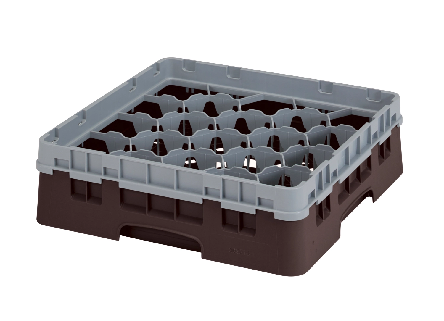 Camrack a. 20 compartiments 9.2cm brun
