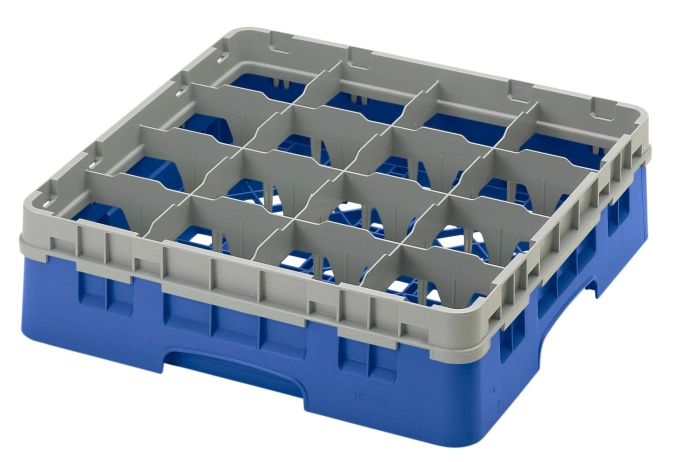 Camrack a. 20 compartiments 11.4cm bleu