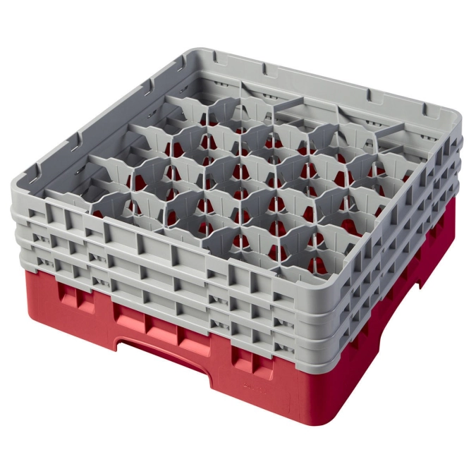 Camrack a. 20 compartiments 19.6cm rouge