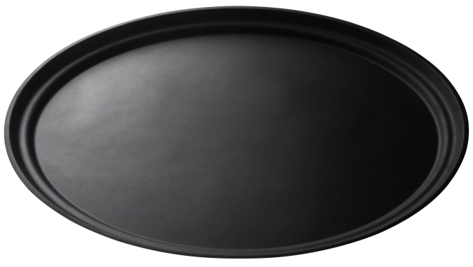 Camtread Tablett Oval 74.5x60cm rutschfest schwarz