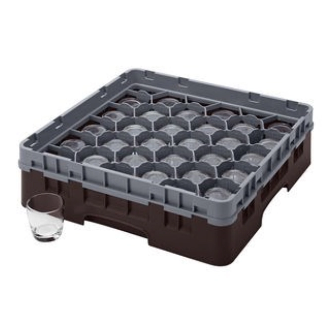 Camrack a. 30 compartiments 9.2cm brun