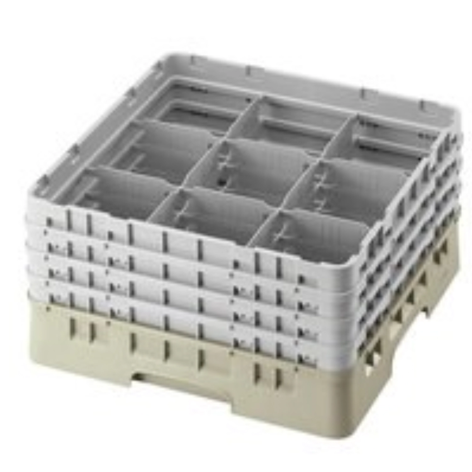 Camrack a. 9 compartiments 9.2cm Beige