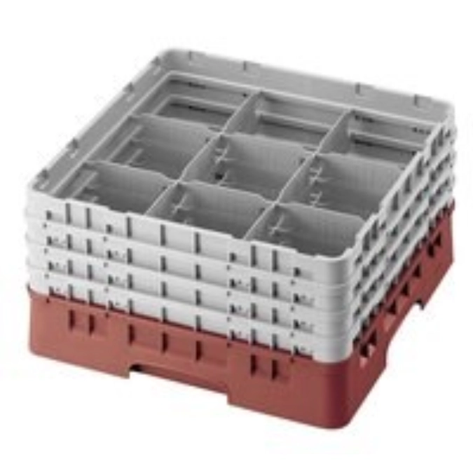 Camrack mit 9 Fächern 21.5cm Cranberry