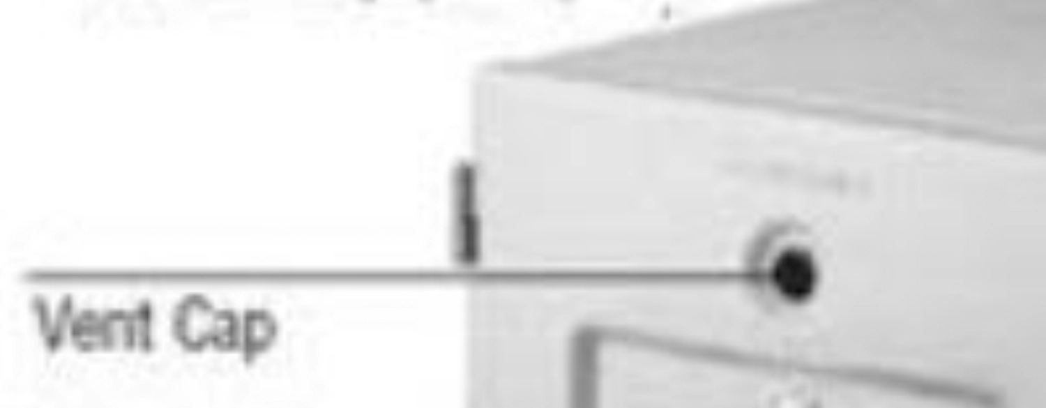 Ersatz Entlüftungsklappe Schwarz