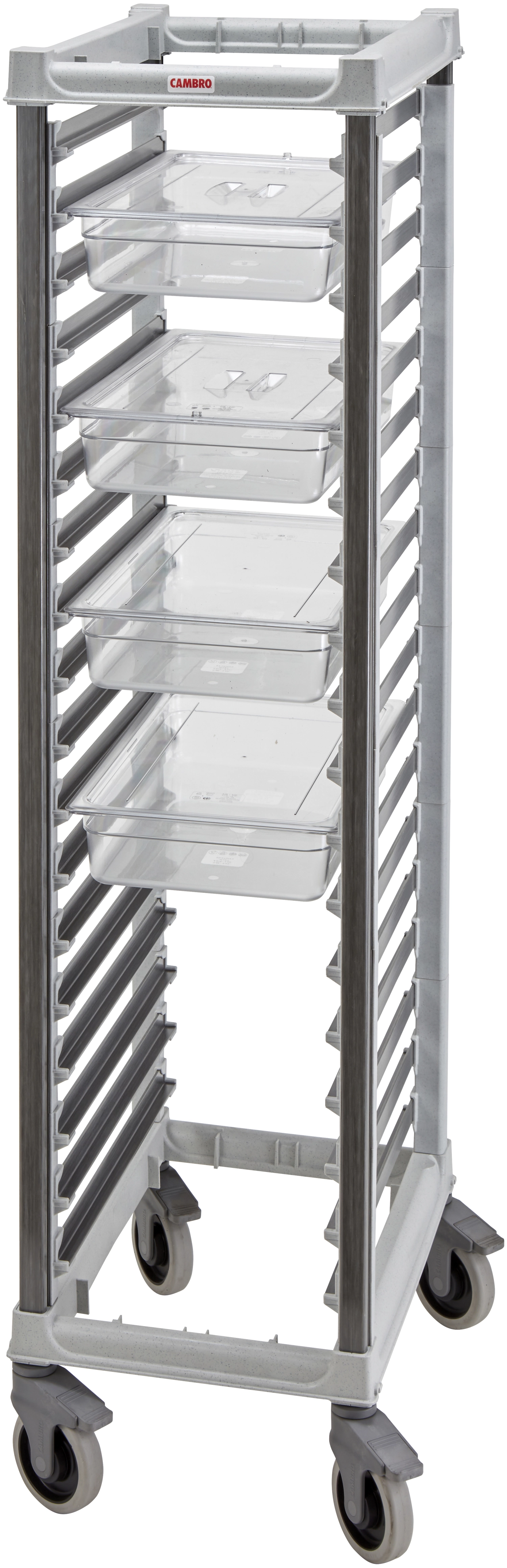 Camshelving Chariot haut p. 18 bacs GN 1/1