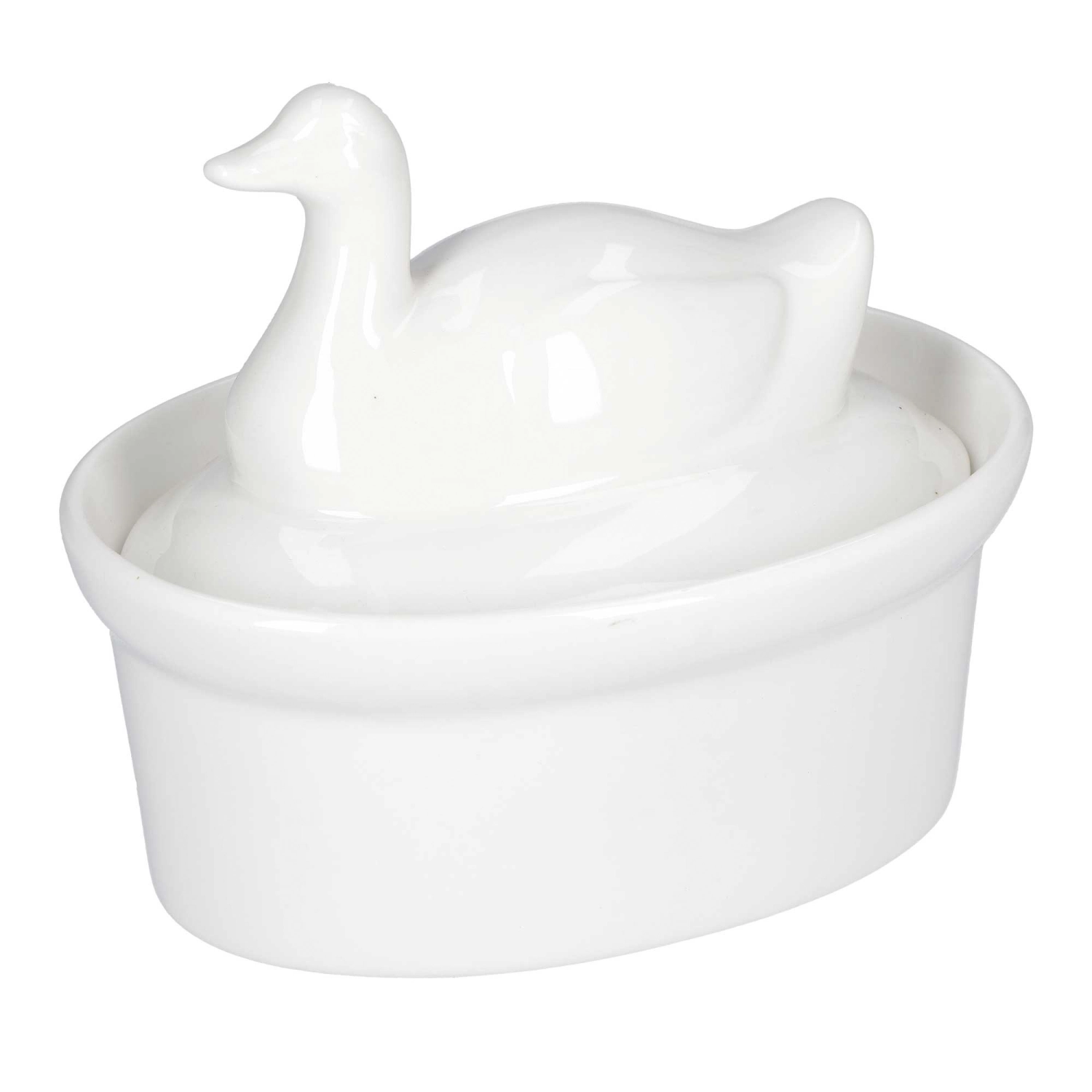 Casserole canard avec couvercle 16x11cm
