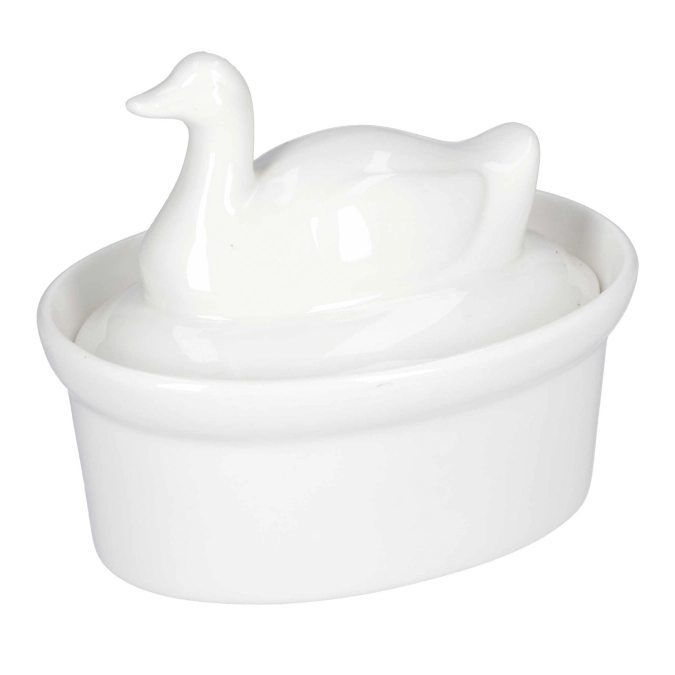 Casserole canard avec couvercle 16x11cm