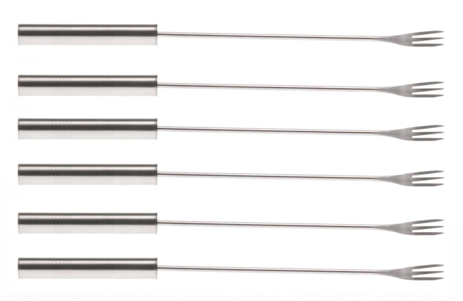 Fourchettes à fondue au fromage  Massive  manche en acier